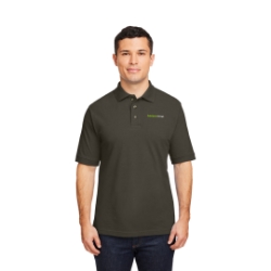 HARRITON ALL COTTON BLACK POLO MENS 